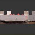 Fresh Ripe Strawberries in White Wooden Tray Filled with Juicy Berries