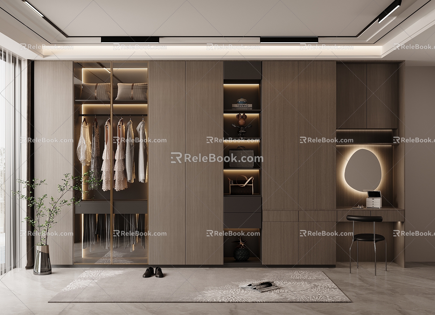 Italian wardrobe 3d model