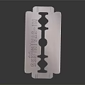Vintage Metal Safety Razor Blade With Hollow Holes And Engraved Patterns