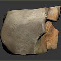 Raw Natural Stone with Rough Textured Surface and Earthy Hues for Interior Design