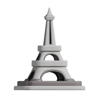 Modern Tower Cartoon Building Animation Building 3d model