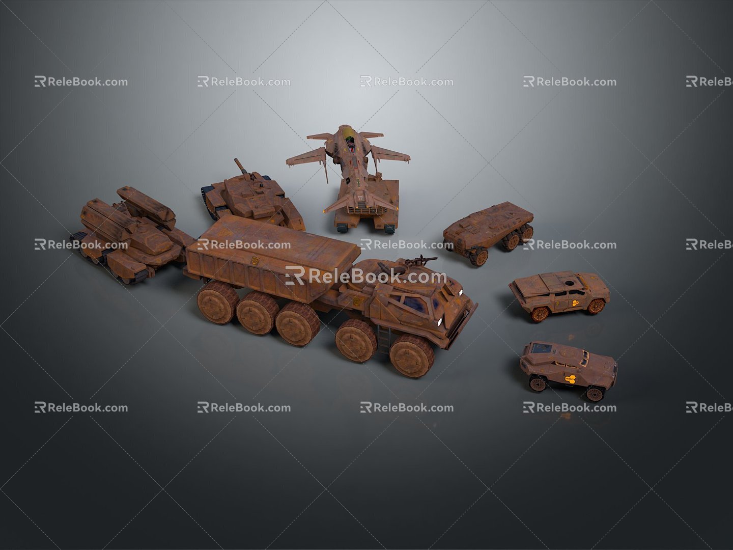 Light Tank Light Armored Tank Modern Tank World War II Tank World War I Tank Heavy Tank 3d model