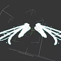Game And Movie Character With White Symmetric Wings And Mythical Design