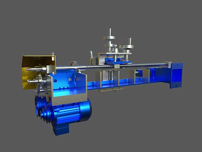 CNC machine tool CNC lathe machine tool 3d model