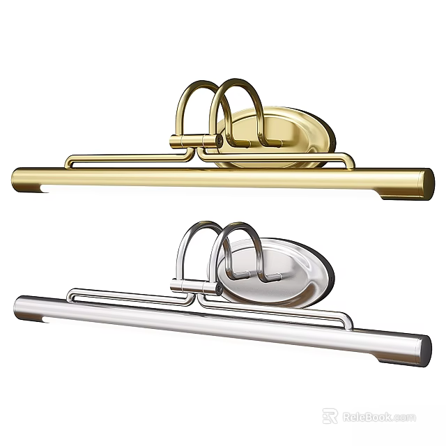 Modern Recessed Spot Lights with Gold Silver Finishes and Sleek Design for Indoor Use 3d model 