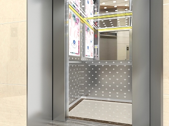 New Chinese Elevator Car 3d model