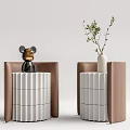Modern bedside table 3d model