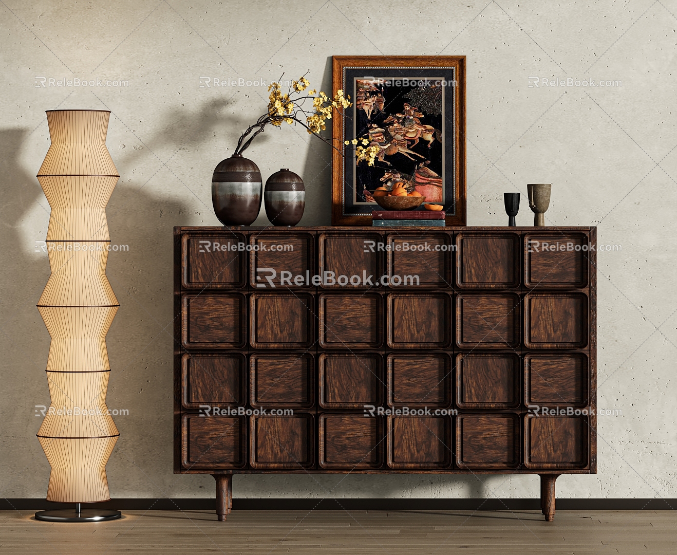 Quiet Ancient Entrance Cabinet 3d model