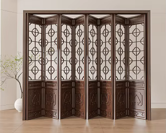 Folding door 3d model