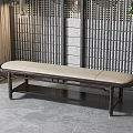 New Chinese Style Bed End Stool 3d model