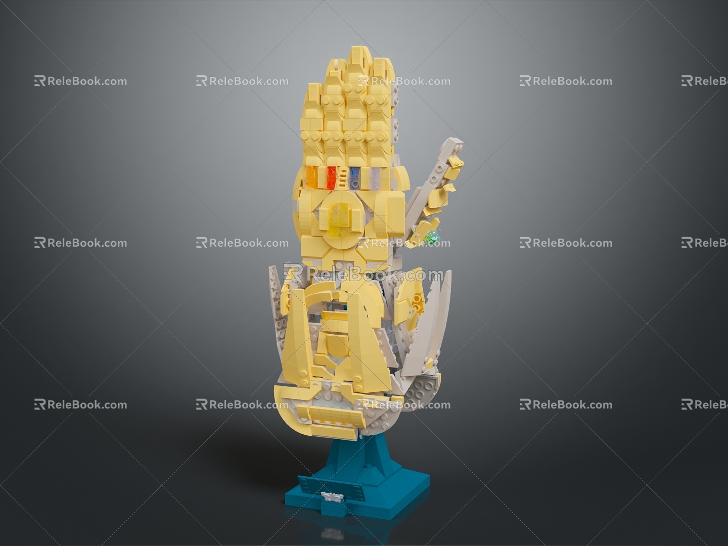 Lego toy hand model hand gesture hand palm hand hand hand medical teaching aids medical supplies 3d model