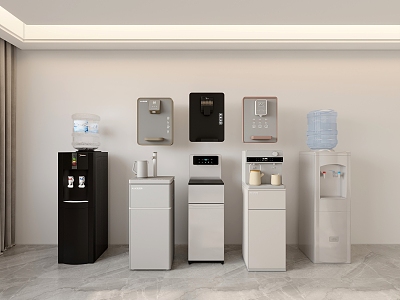 Modern water dispenser Direct drinking machine Water dispenser 3d model