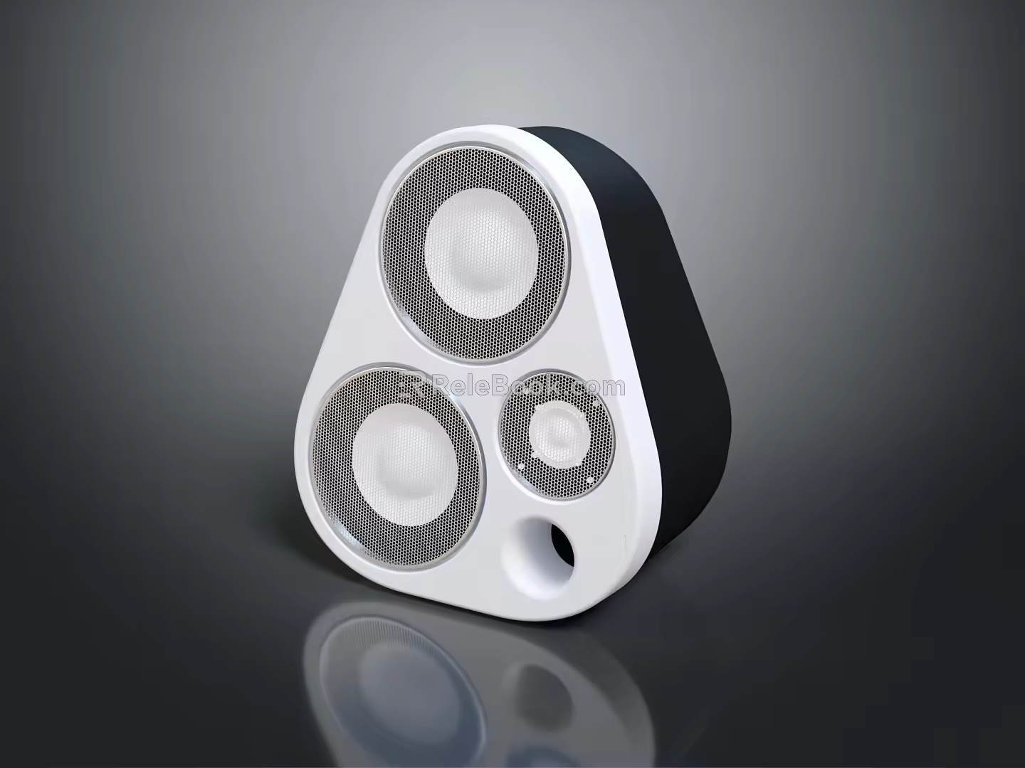modern audio speaker wireless speaker wireless bluetooth speaker 3d model