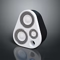 modern audio speaker wireless speaker wireless bluetooth speaker 3d model
