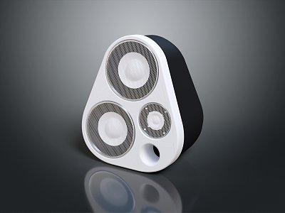 modern audio speaker wireless speaker wireless bluetooth speaker 3d model