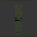 Green Military Heavy Duty Truck With Multiple Wheels And Sturdy Chassis
