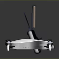Modern Drone And Phone Holder Setup For Wireless Remote Control