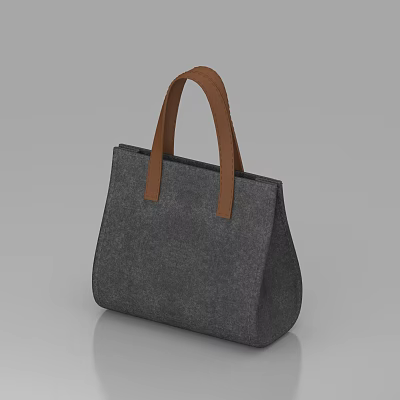 Modern Clothing Storage Furnishings Felt Storage Luggage Felt Bag Felt Bag Handbag Storage 3d model
