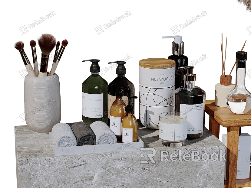 Bathroom ornaments toiletries cosmetics combination bathroom products toiletries model