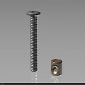 Durable Metal Screw And Nut Hardware Tools For Construction Projects 3d model