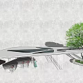 Modern Pavilion 3d model