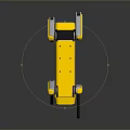 Industrial Equipment Featuring Yellow Four Legged Robot Design And Structure
