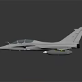 White Fighter Jet Model with Transparent Canopy and Red Wing Insignia on Dark Background