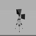 Mobile Digital Photography Tripod Accessory With Black Device And Adjustable Stable Legs