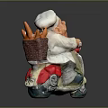 Character Cartoon Chef Baker Master West Point Anime Character Game Character Game Character 3d model