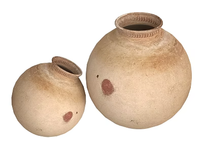 Pottery Pot Jar Kettle Utensil Water Tank Wine Tank Jar Wine Altar 3d model