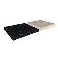Stylish Coffee Table Designs With Black Marble And Beige Stone Tops