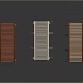 Wooden Bridge Models In Different Colors With Railings And Wooden Planks