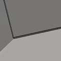 Modern strip linear lamp 3d model