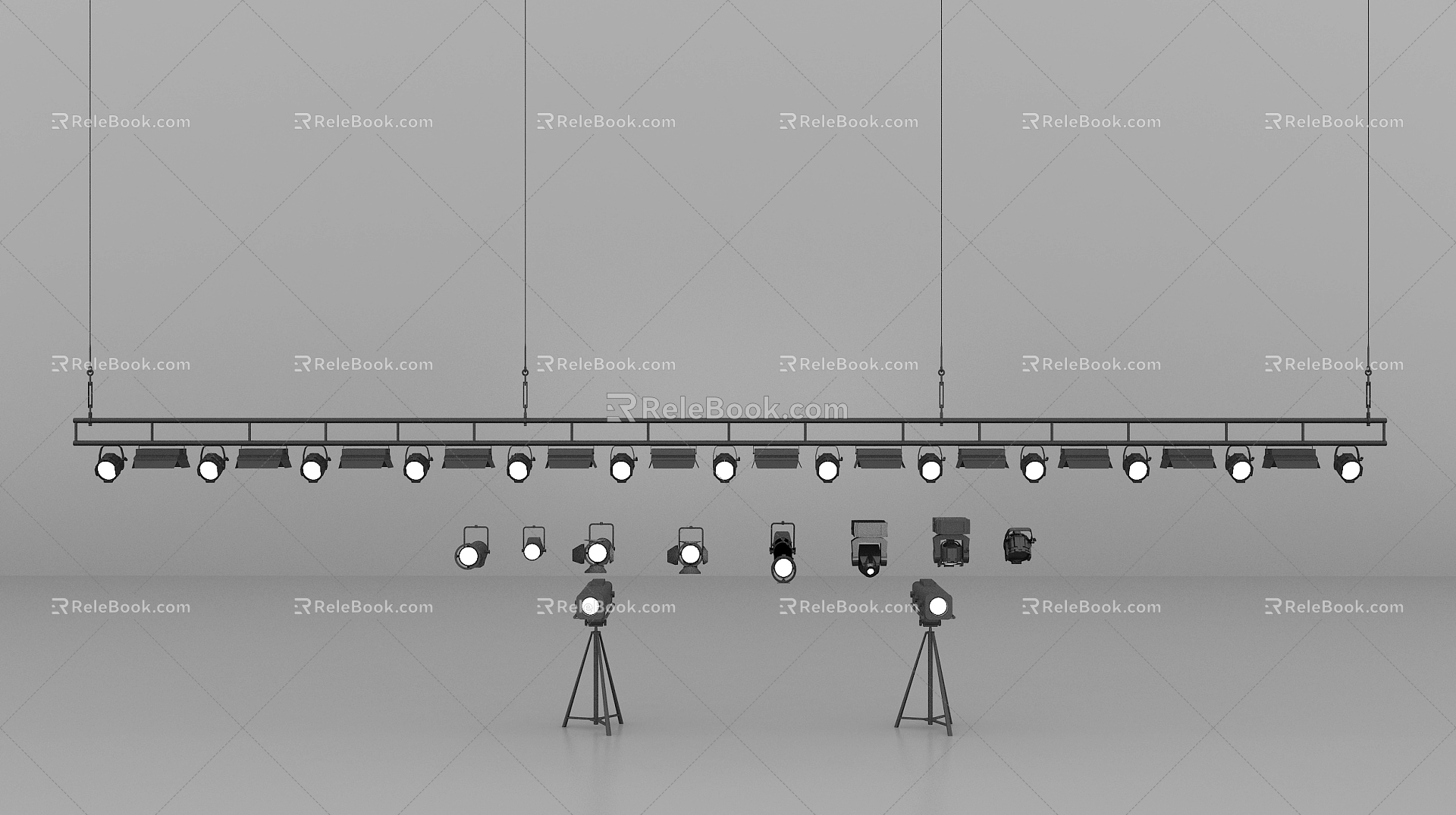 Stage lighting beam light conference light shake head light model