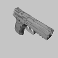 Weapon class pistol 3d model