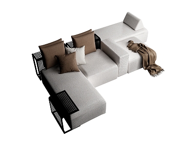 Modern Combination Sofa 3d model