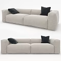Double sofa 3d model