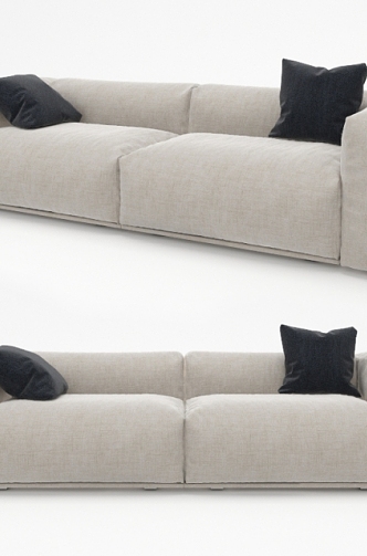 Double sofa 3d model