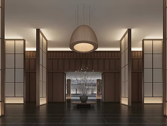 Japanese Hall 3d model