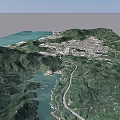 Mountain Mountain Big Mountain Map Mountain Satellite Map Mountain 3d model