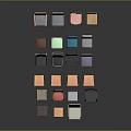 Furniture Collection Of Diverse Colored Chairs And Stools With Various Styles