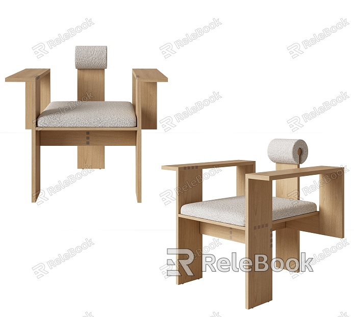 Single Chair Leisure Chair Dining Chair Armchair model