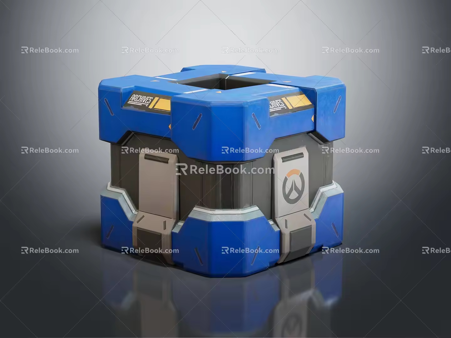 Modern Box Science Fiction Box Science Fiction Box 3d model