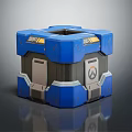 Modern Box Science Fiction Box Science Fiction Box 3d model