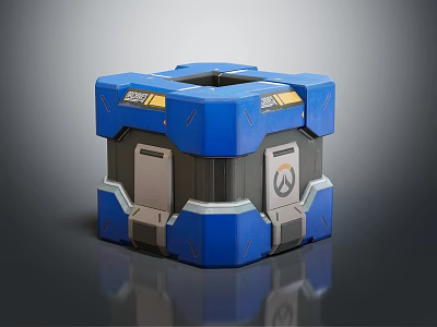 Modern Box Science Fiction Box Science Fiction Box 3d model