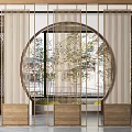 New Chinese Partition Screen 3d model