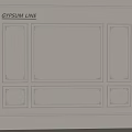 Gypsum Line Decorative Wall Panels With Ornate Patterns For Interior Decoration 3d model