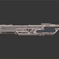 Advanced Interstellar Spaceship With Solar Panel Arrays And Modular Structure