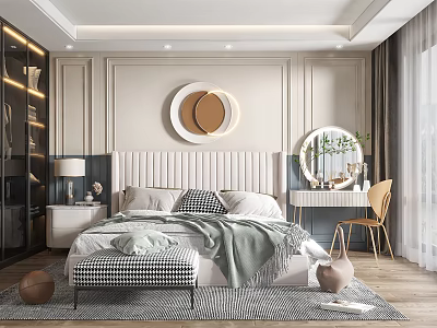 Modern Bedroom 3d model