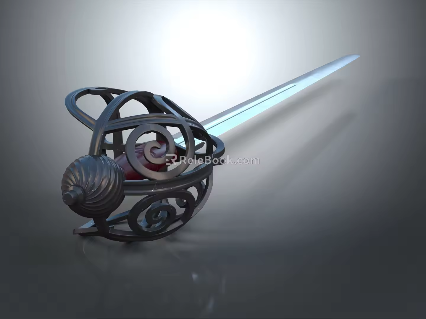 Modern Sword Officer Sword 3d model